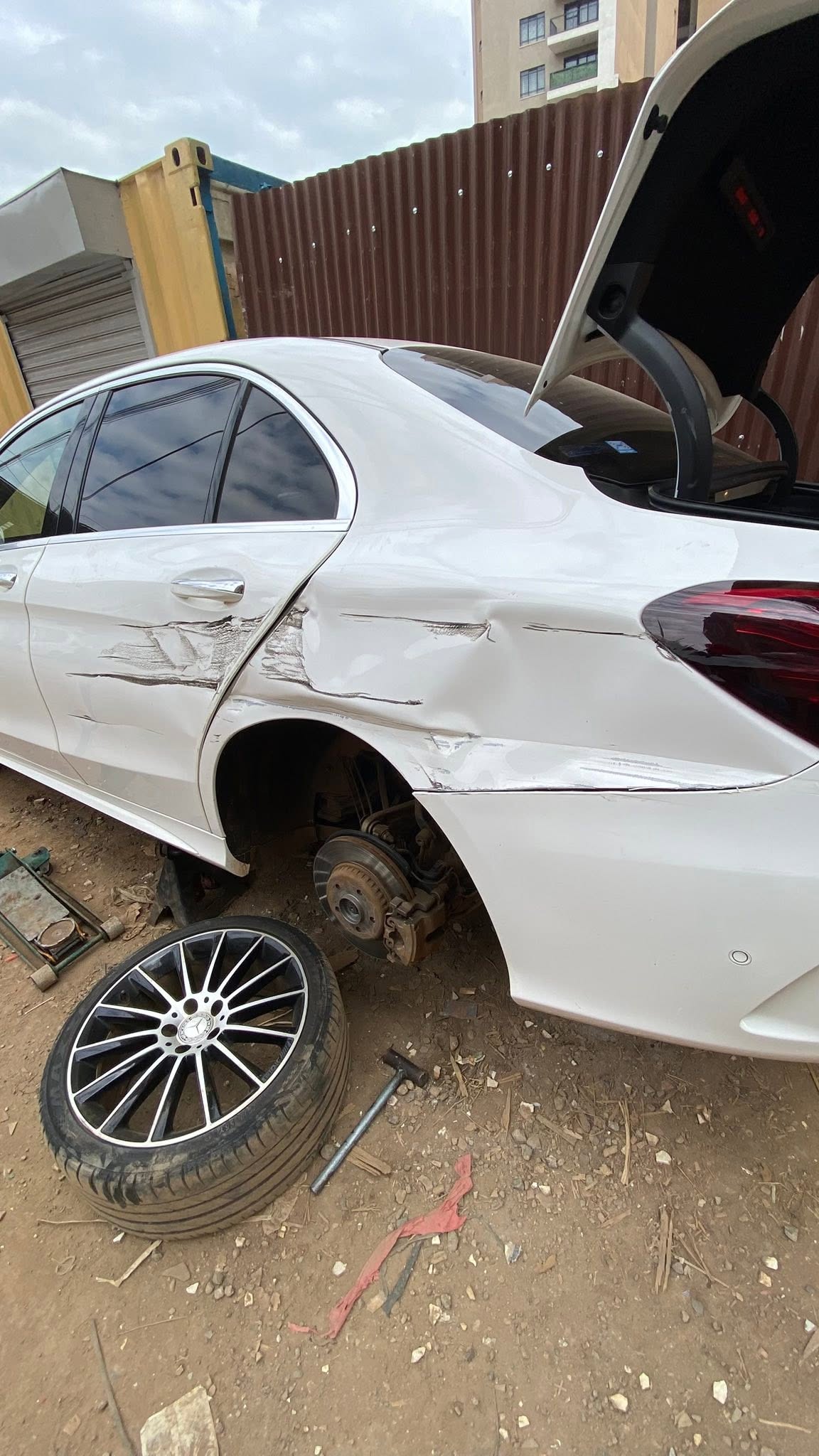 Auto body workshop